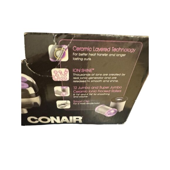Conair Instant Heat Hair Rollers With Ceramic Layered Technology & Ion Shine - 1 - Picture 3 of 5